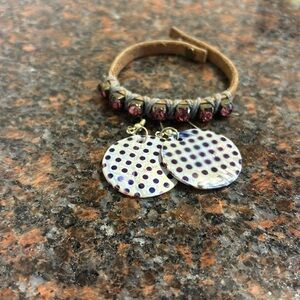 Earrings and bracelet